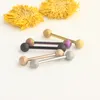 Labret Lippenpiercing-Schmuck, Glitzerkugel, Stainess-Stahl, Zungenpiercing, Großhandel, Mischung aus 5 Farben, Körperschmuck, Langhantelringe, Nippelstange für Frauen 230906