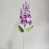 الزهور الزخرفية 3 فروع الاصطناعية أرجواني القرنفل نباتات الحياك