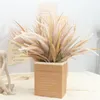 Decorative Flowers Plastic Artificial Lavender Bouquet Fake Plants Wedding Indoor Outdoor Home Kitchen Office Table Arrangement