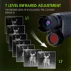 Teleskop Monocular Night Vision Device 1080p HD Infrared 5x Digital Zoom Hunt Telescope Outdoor Day Night Dual Use 100% Darkness 300M Q230907