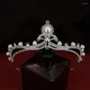 Coiffures simples haut de gamme princesse couronne coiffure de mariage bijoux de mariée fête d'anniversaire performance alliage femme