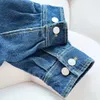 Vinterhögskinnor jackor högkvalitativ plysch sömnad design blå jeans täcka USA: s storlek lyx varumärke topp designer jackor