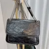 Kadın Çanta Tote Tasarımcı Çanta Refah Yüksek Deri Kadın Omuz Crossbody Messenger Çanta Zinciri Kadın Çanta Cowhide Kullanılmış çanta YSLSBAG 1XHF NY40