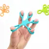 Anneau de poignée en Silicone pour les doigts, bande de résistance anti-stress, civière de Fitness, 3 niveaux, jouet sensoriel pour autisme, tdah