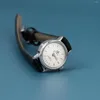 Relógios de pulso Shanghai Relógio minimalista feminino mão mecânica vento 20mm negócios moda retro bauhaus reloj hombre