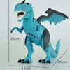 ElectricRC Animals 45 cm Dinosaur Spray Dragon Roar Walking Electric Remote Control Simulation Animal Model Kids Toy for Children Boys Birthday Present 230906