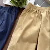 Hosen Casual Jungen Hosen Einfarbig Baumwolle Leinen Sommer Kinder Kleidung 110 170 cm 230906