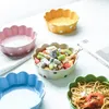 Kommen Kleurrijke Polka Dot Keramische Kanten Kom Fruitsalade Servies Rijst Eten Creatief Bestek Mooie Exquise Huiskeuken