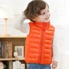 Down Coat Winter Boys Girls Children Clothing Down Jacket Vest Baby Girl Clothes Outerwear Teens Kids Coat R230905