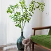 Decorative Flowers Artificial Tree Branch Pieris Green Leaf Realistic Non-withering No Watering Home Office Decoration Faux Greenery Plant