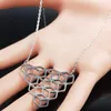 Pendant Necklaces Geometric Stainless Steel Statement Necklace Women Silver Color Jewelry Acero Inoxidable Joyeria Mujer N1061S06