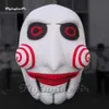 Scary Large Inflatable Clown Head Saw Movie Character Clown Mask Balloon For Halloween Party Decoration