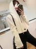 Women's Suits Korean Cropped Blazers Women False 2 Pieces Simple Single Button Outwear Hooded Teens All-match Long Sleeve Office Suit Jacket