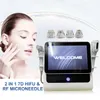 2023 Цена по акции 2 в 1 7d Hi Fu Microneedling 7d Hifu с RF Microneedling Портативная машина Microneedling Fractional Ref y