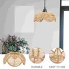 Pendant Lamps Vintage Decor Lotus Lampshade Shades Replacement Decorative Accessories Table Plastic Hanging Ceiling Lights Cover