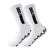 Skarpetki sportowe Anti Slip Fashion Football Socks 6Pairs/Lot Mid Calf Non-Slip Soccer Sport Sport Sports Sock Sock EU38-44 230906