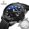 Orologi da polso Chenxi Orologio da uomo Moda Sport Lunetta girevole Orologi Silicone impermeabile Meccanico automatico Montre Homme