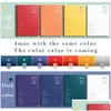 Notepads Wholesale 4Pcs Student Car Line A4 A5 B5 Notebook Ins Wind Small Fresh Large Notepad Literary Retro Style Thick Drop Delivery Dhbvj