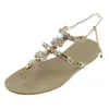 Sandals Summer Fashion Women's Sparkly Rhinestone Shoes Comfortable Open Toe Breathable Casual Women Outdoor Walking