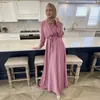 Ubranie etniczne 2023 Autumn Women Abaya muzułmańska sukienka Indie Abayas Ramadan Solid Dubai Turcja Islam Maroko Kaftan szatę longue vestidos