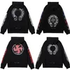 Designer Chrome Sweat à capuche pour hommes Crew Sweatshirts d'hiver Tops à manches longues Graphic Tee Jacket Loose Coat Heart Hoody Hommes Femme Hip Hop Noël Chrime Heart Sweat à capuche 23