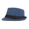 Breda randen hattar hink hattar mens sommarstrand sol mössa utomhus casual fedora trilby jazz hat panama hat hatcs0565 230907