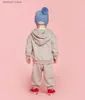 Byxa butik 2023 Autumn Boys and Girls 'Hooded tröja set T230905