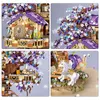 Aircraft Modle LOZ Mini Elf Tree House Lost Temple City Street View Building Blocks Cherry Blossom Model DIY Luminous Architectu For Kids Gifts 230907