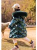 Down Coat Winter Down Cotton Jacket Girls Waterproof Hooded Coat Children Ytterkläder Kläder Tonårskläder Kids R230905