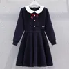 Abiti da ragazza Abiti per adolescenti Abiti per ragazze Abiti per bambini Uniforme scolastica Manica lunga Abbigliamento per bambini Abiti Costume 6 8 10 12 Y Anni 230906