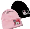 Moda Kawaii Cinnamoroll Menina Mulheres Gorro Inverno Protegendo Orelhas Bonito Chapéu Quente de Malha Outwear