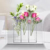 Vases Table Vase à fleurs Mode Réutilisable Simple 3 Grilles Bureau Porte-plante florale Fourniture à la maison