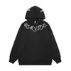 DeepTown Gothic Y2K Streetwear Graphic Hoodie Women Grunge Vintage Ogabersa bluza Czarna litera Hip Hop Long Tleeve