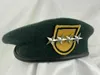 Baretten ALLE MATEN US Army 1e Special Forces Group BLACKISH Green Baret Officer 4 Star General Rank Hat Militaire re-enactment