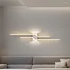 Vägglampa Lång strip design LED för gång i sängen Bord sovrum garderober inomhus belysning dekor sconces fixturer de de
