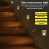 Lampada da parete Sensore rilevatore di movimento PIR Luce scale a LED Induzione corpo umano a infrarossi Incasso Gradini Scala Scala Decorazione camera da letto