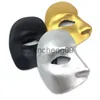 Maschere per feste Maschera da ballo in maschera di Natale Mezza faccia Uomo con un occhio solo Oro Puntelli di Halloween Forniture per spettacoli per bambini adulti x0907