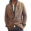 Herrtröjor Cardigan Coat Knitwear Designer Luxury Clothing Autumn and Winter Long Sleeve Single Breasted Regular Fit Fashionmale Top