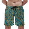 Herrshorts Swirly Barock Gym Retro Print Classic Beach Men Graphic Running Surf bekväma stammar gåva