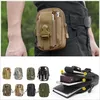 Molle bolsa militar tática, cinto, bolsa de cintura, esporte ao ar livre, à prova d'água, bolsa de telefone masculina, casual, ferramenta edc, bolso, caça, pochete