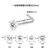 Dental Grills 8st 20g 925 Sterling Silver Noses Rings Studs For Women M Assorted Shapes CZ Zircon Piercing Smycken Set Wholesale 230906