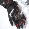 Five Fingers Gloves Winter Heated Gloves Motorcycle Waterproof Carbon Fibre Heating Gloves Snowmobile Touch Screen Battery Powered Heating Gloves 230906