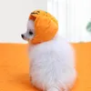 Abbigliamento per cani Accessori per gatti e animali domestici Cappello di zucca di Halloween Decorazione per festival di fantasmi Forniture per copricapo
