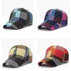 Ball Caps Fashion Plaid Baseball For Men Summer Outdoor Sport Snapback Hat Ladies Cool Sun Cap Turcker Gorra Wholesale