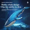 ElectricRC Animals Simulated Remote Control Whale Can Dive Out Of The Water Move Forward Left And Right Children's Toy Spiral Go Ahead 230906