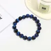 Bracelet en Lapis Lazuli naturel, œil de tigre, à la mode, bijoux pour Couple, pour femmes et hommes, Bracelets de Yoga