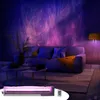 Luzes de luxo RGBW Ocean Wave, lâmpadas de parede de projetor de cristal, luminária de chão LED RGBW legal para decoração de sala de jogos de quarto, presentes de feriado de aniversário