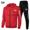 Men's Tracksuits 2023 Mens Outdoor Tracksuit Casual Jacket Set for Men Stylish Camping Fishing Wear with Splicing Design Sports Hoodies Suits x0907