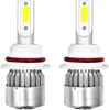 LEDヘッドライト変換キットはすべて1つの72W 7600LM C6ヘッドライト電球にCAR H4/H7/H8/H9/H11/H13/9004/9005/9006/9007/9012オートヘッドランプ4300K 6000K 8000K