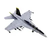 Aircraft Modle 1/100 F-18 F18 Super Hornet Strike Fighter Fighter Jet Aircraft Metal Wojskowy Model samolotu Diecast do kolekcji lub prezentu 230906